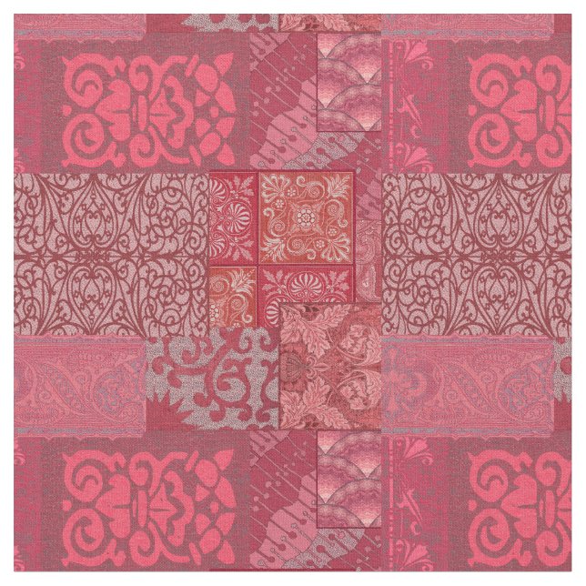 Tissu Isabella Burgundy Rouge (Fermer)