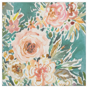 Tissu Ivrogne d'EXUBÉRANCE floral