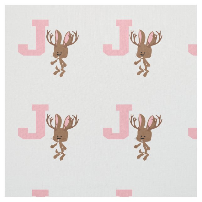 Tissu J est pour Jackalope (Échantillon)