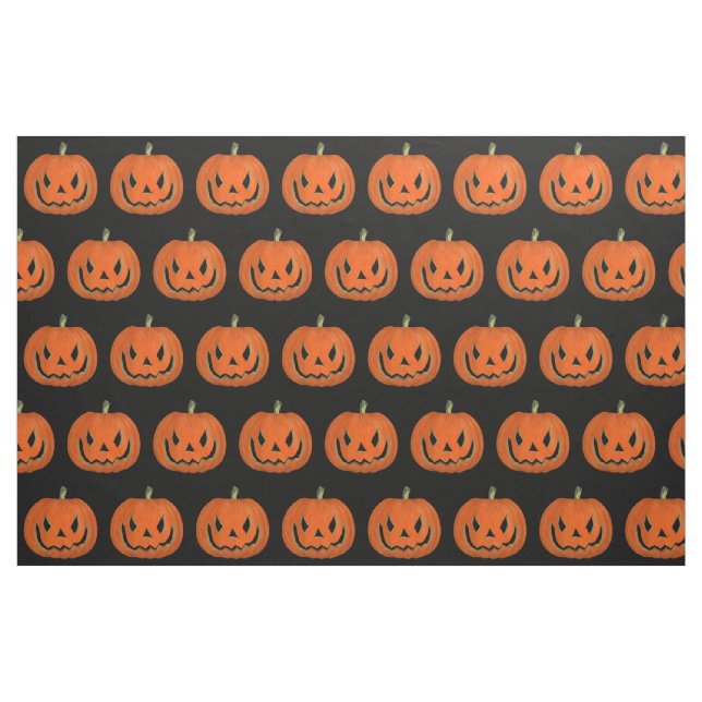 Tissu Jack Citrouille Sourire (Fat Quarter)