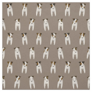 Tissu Jack Russell Terrier JRT chien mignon motif