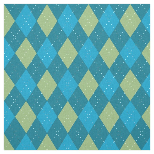 Tissu Jacquard Motif bleu (Échantillon)