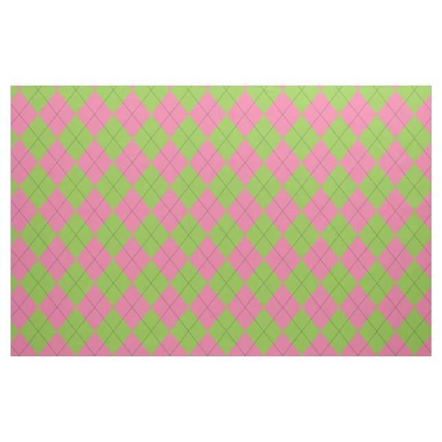 Tissu Jacquard rose et vert noir (Fat Quarter)