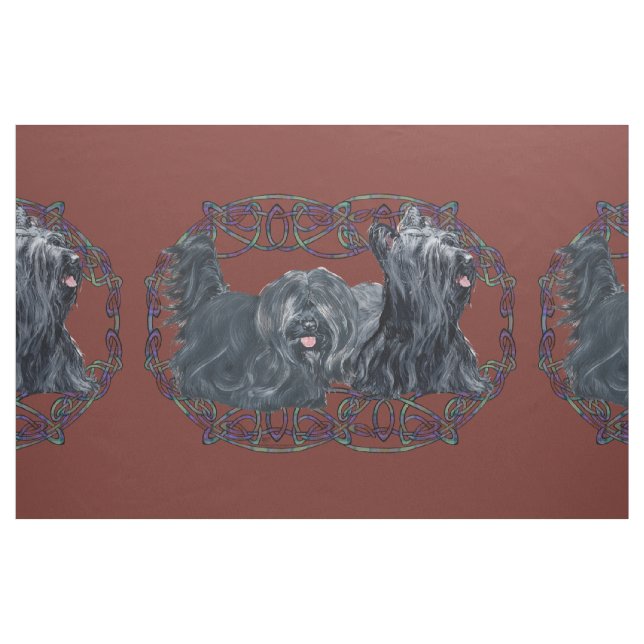 Tissu J'adore mon Skye Terrier (Fat Quarter)