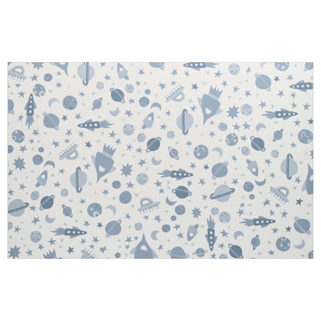 Tissu J'Ai Besoin D'Un Motif UFO Univers (Yard)