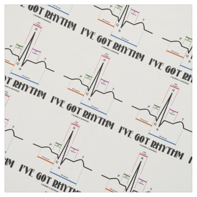 Tissu J'ai l'électrocardiogramme du rythme ECG ECG (Échantillon)