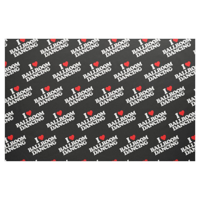 TISSU J'AIME LA DANSE DE SALON (Fat Quarter)