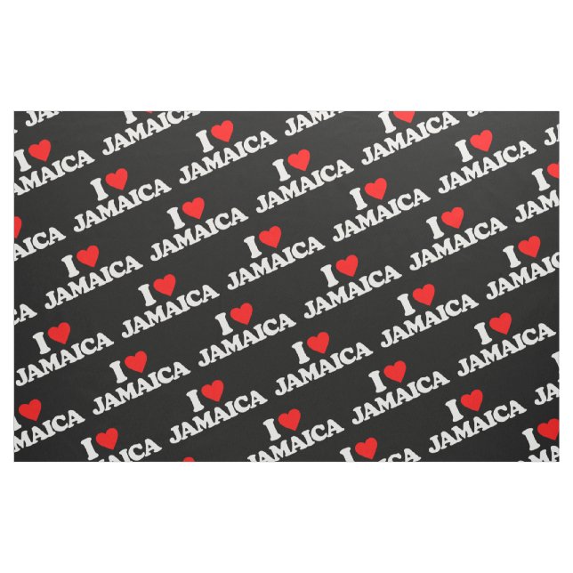 TISSU J'AIME LA JAMAÏQUE (Fat Quarter)