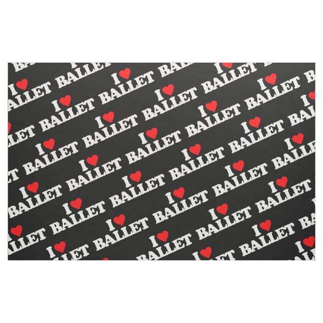TISSU J'AIME LE BALLET (Fat Quarter)