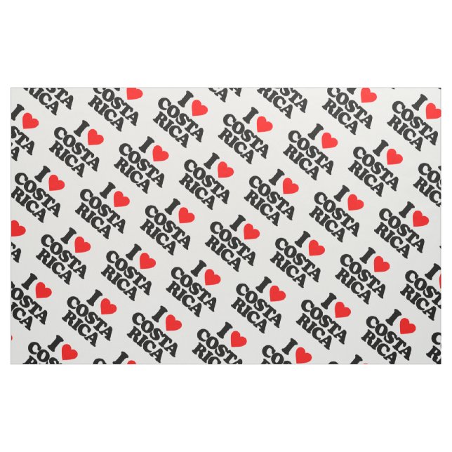 TISSU J'AIME LE COSTA RICA (Fat Quarter)