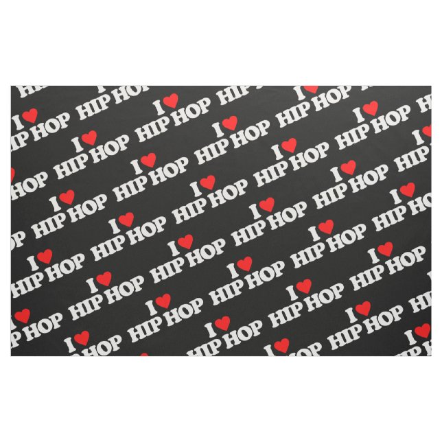 TISSU J'AIME LE HIP HOP (Fat Quarter)