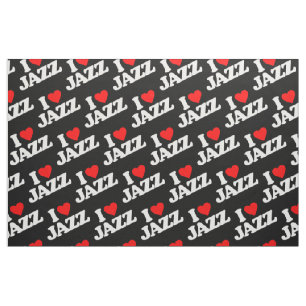 TISSU J'AIME LE JAZZ