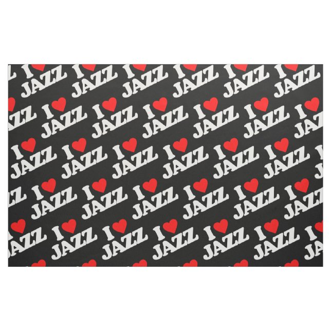 TISSU J'AIME LE JAZZ (Fat Quarter)