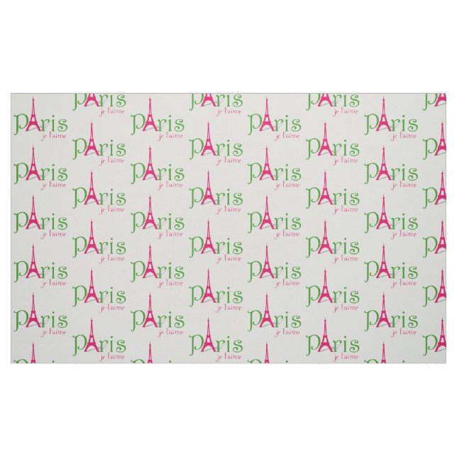 Tissu J'aime Paris (Fat Quarter)