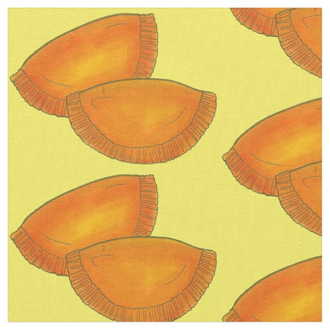 Tissu Jamaïcaine Boeuf Patty Cuisine alimentaire Jaune (Fermer)