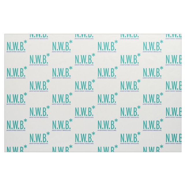 Tissu Jamais sans jumelles (Fat Quarter)