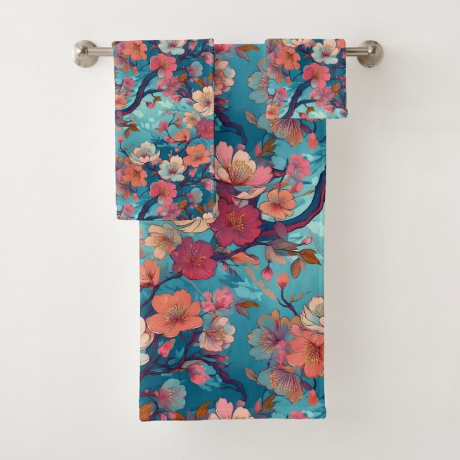 Tissu japonais Kimono inspiré (En situation)