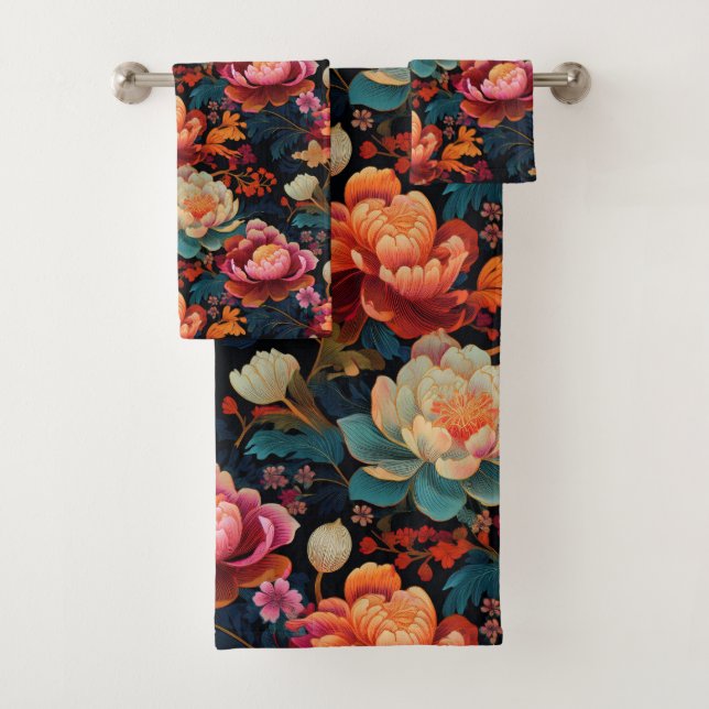 Tissu japonais Kimono inspiré (En situation)