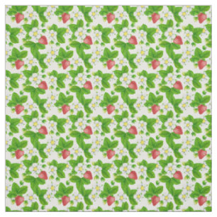 Tissu Jardin aux fraises