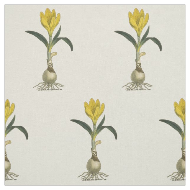 Tissu Jardin botanique de tulipe Amaryllis Fleur (Échantillon)