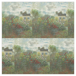 Tissu Jardin des artistes de Monet dans Peinture d'Argen