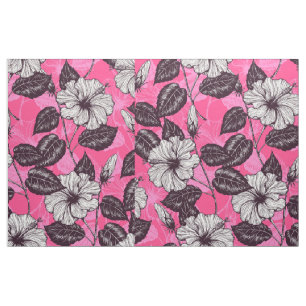 Tissu Jardin des Hibiscus 2