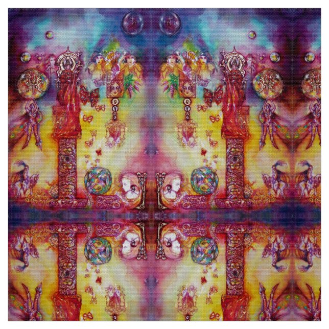 TISSU JARDIN DES OMBRES PERDUES, DES FOYERS ET DES PAPIE (Échantillon)