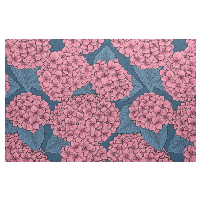 Tissu Jardin d'Hydrangea (Fat Quarter)