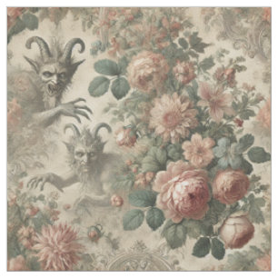 Tissu Jardin du Goatman - Carreau de déclaration gothiqu
