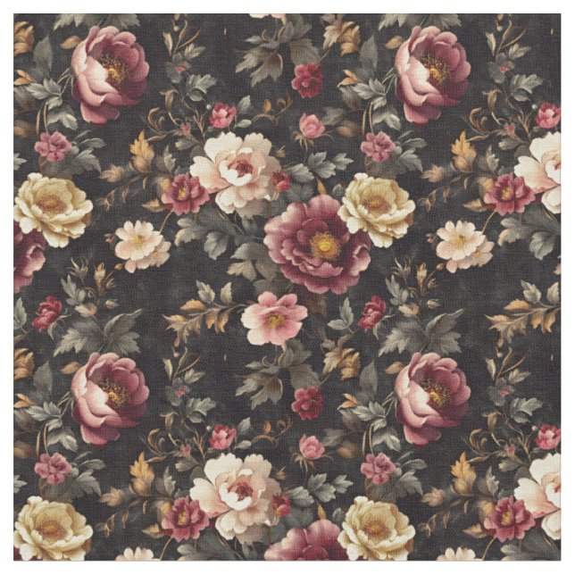 Tissu Jardin Nocturne (Fermer)