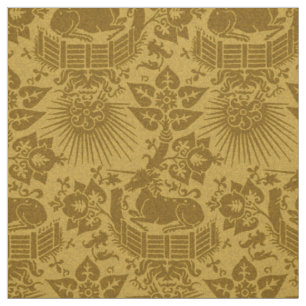 Tissu Jardin Renaissance Unicorn, Topaz