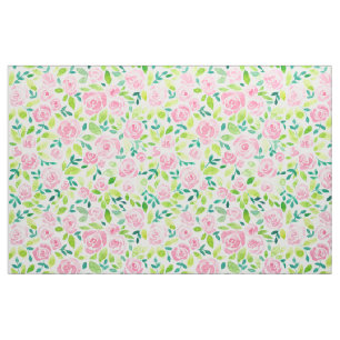 Tissu Jardin rose
