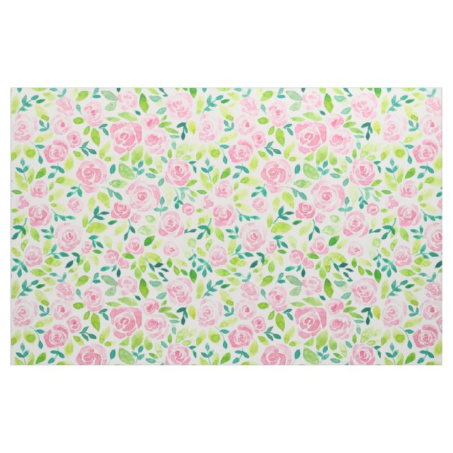 Tissu Jardin rose (Fat Quarter)