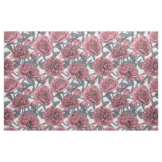 Tissu Jardin rose (Fat Quarter)