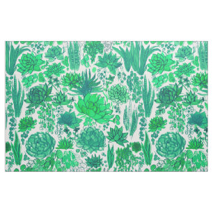 Tissu Jardin succulent