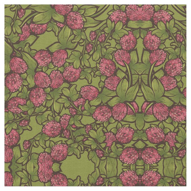 Tissu Jardin Vintage Red Clover (Fermer)