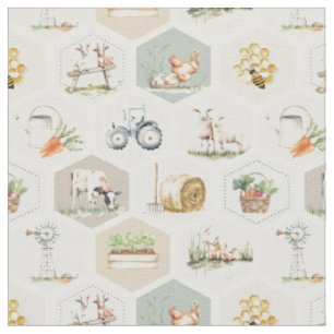Tissu Jardinage de ferme cottagecore mode de vie rural -
