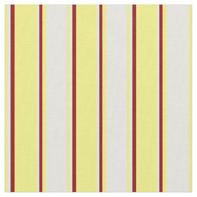 Tissu Jaune, beige et rouge foncé Motif (Fermer)