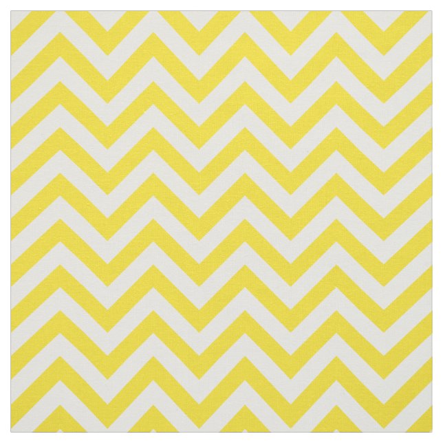 Tissu Jaune blanc LG Chevron ZigZag Motif 12I (Échantillon)