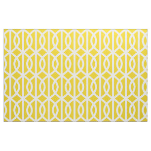 Tissu jaune citron de motif de treillis