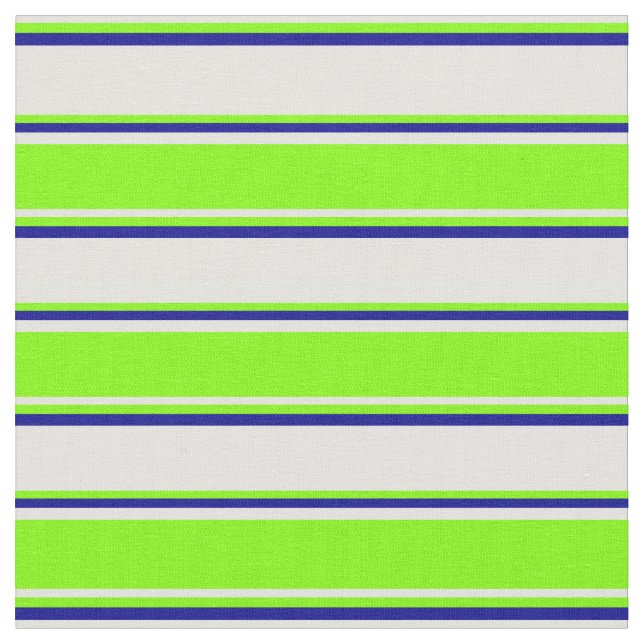 Tissu Jaune clair, Chartreuse et Bleu foncé (Fermer)