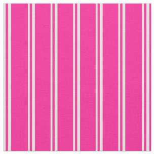 Tissu Jaune clair et rose profond Motif des rayures
