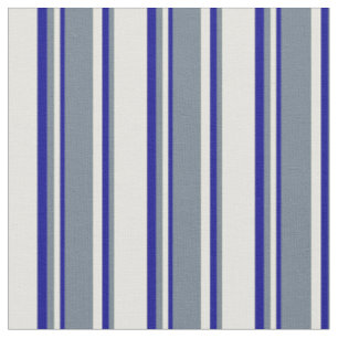 Tissu Jaune clair, gris ardoise et bleu foncé