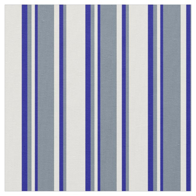 Tissu Jaune clair, gris ardoise et bleu foncé (Fermer)
