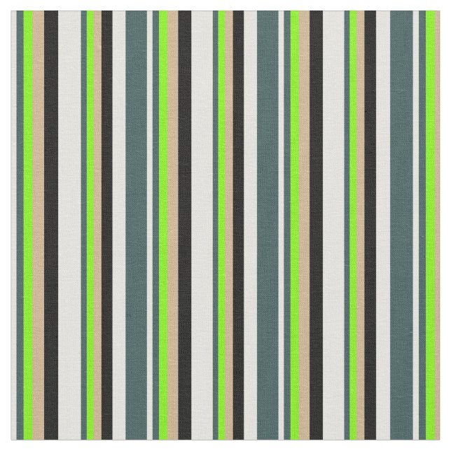 Tissu Jaune clair, gris ardoise foncé, vert, bronzé et n (Fermer)