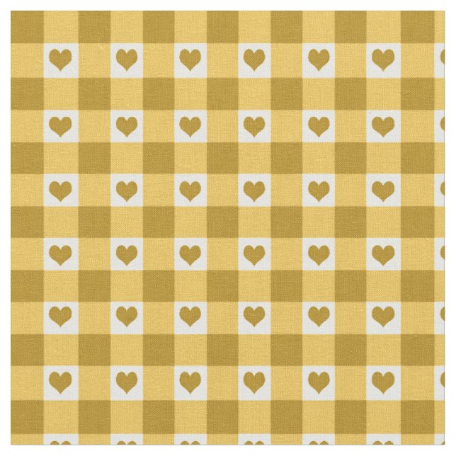 Tissu Jaune de contrôle de guingan et de motif | de (Fermer)