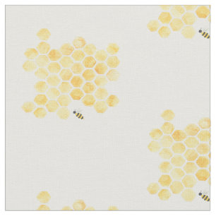 tissu jaune de peinture de nid d'abeilles
