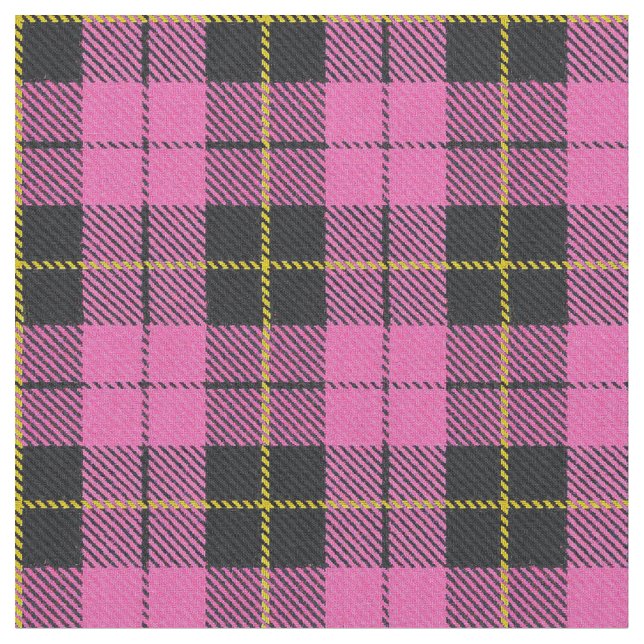 Tissu Jaune rose-clair de plaid/or/rayure noire (Fermer)