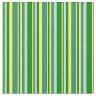 Tissu Jaune, vert de mer, bleu Poudre et vert