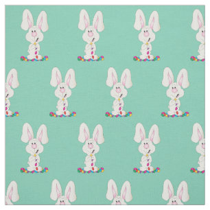 Tissu Jellybean Bunny de Pâques  Arrière - plan modifi